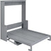 Queen Murphy Wall Bed With Grey ReclaimedPineWoodStorage