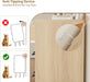 4 Dresser for Bedroom, 38.6 in Tall Dresser, Tall Drawer with Storage Freestanding, Wooden Closet Storage Chest for Living Room, Bedroom, Entryway, Natural Oak