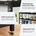 Sofa Table,Industrial Console Table with Storage,Entryway Table with Engineered Wood and Metal,3 Tier Shelf for Living Room,Hallway,Black,47 Inch