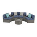 Rasmus 7 Piece Rattan Sofa Seating Group with Cushions