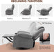 Swivel Recliner with Heat and Massage