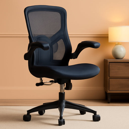 Office Chair, High Back Desk Chair Adjustable Height and Ergonomic Design Home Office Computer Chair Executive Lumbar Support Padded Flip-Up Armrest Swivel Task Chair