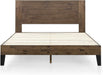 Tonja Wood Platform Bed Frame with Headboard, Mattress Foundation with Wood Slat Support, No Box Spring Needed, Easy Assembly, Queen
