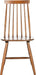 Home Collection Priam Farmhouse Walnut Brown Spindle Back Living Room Accent Dining Chair