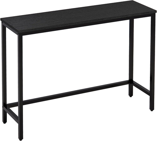 39.4” Console Table, Hallway Entrance Table Sofa Table behind Couch, for Living Room, Entryway, Easy Assembly, Accent Table, Black