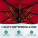Rectangle Outdoor Patio Umbrellas