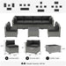 7-Piece Patio Furniture Set, Wicker Outdoor Furniture with Thick Cushions