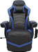 900 Gaming Recliner - Video Games Console Recliner Chair, Computer Recliner, Adjustable Leg Rest and Recline, Recliner with Cupholder, Reclining Gaming Chair with Footrest - Blue