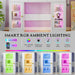 White Deluxe Makeup Vanity Desk Illuminated Mirror
