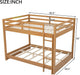 Queen Over Queen SolidWoodConstruction Bunk Bed Ladder