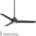 Premium 54 Inch Outdoor Ceiling Fan With Remote Led