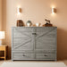 Murphy Bed Cabinet With Mattress Included Charcoal