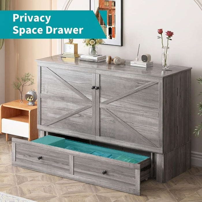 57Inch Murphy CabinetBedSeriesLine USBChargingPlus