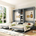 SlateGray Contemporary Murphy Dual Twin Beds Cabinetry