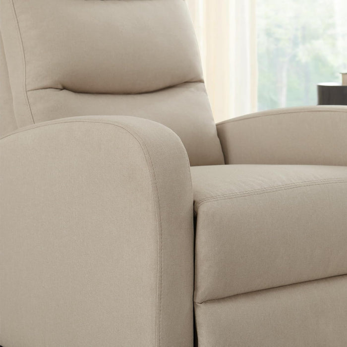 Push-Back Recliner Chair with Lumbar Support