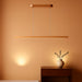 39 Inches Natural Wood Dimmable PendantLight Fixture