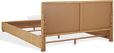 Couture Collection - Glenburg Queen Bed, Natural Woven Banana Stem & Wood Frame, Tropical Coastal Design, No Box Spring Needed (SFV1327A-Q)