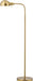 Nova - Adjustable Floor Lamp with Flexible Gooseneck and Rotatable Shade, E26 Socket, 10-Inch Base - Ideal for Reading, Bedside, Living Room, Antique Brass