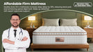 Queen Firm Hybrid Mattress Featuring Lumbar Support