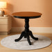 Edan Black and Cherry Rubber Wood 30'' round Table