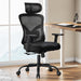 Ergonomic Office Chair with Lumbar Support and 2D Headrest