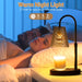 Candle Warming Lamp with Timer : Adjustable Light Level Adjustable Height Flameless and Smokeless Safety Candle Lamps - Jar Candles Home Decoration