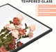 48X14 Inch Full Length Tempered Glass Door Mirror - over the Door Hanging, No Drill Installation, Suitable for Bedroom & Closet, Sturdy Hanging Design