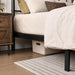 Full Size Metal Platform Bed Frame, Black