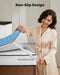 3 Inch Firm Mattress Topper Queen Size, Cooling Gel-Infused & Bamboo Charcoal Memory Foam Bed Topper for Pain Relief, High-Density Mattress Pad with Removable Cover, Certipur-Us Certified