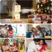 Candle Warmer Lamp with 3 Bulbs, Adjustable Height Dimmable Candle Warmer with Timer, Compatible with Large Jar Candles, Candle Lamp with Charming Gift Box Ribbon for Her/Him(2 Pack)