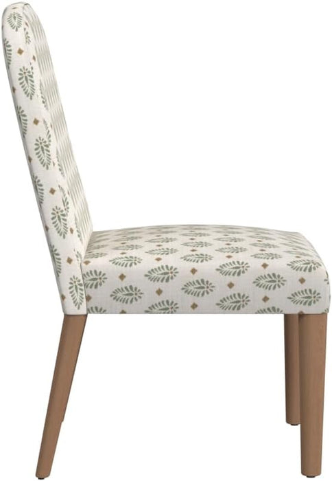 Classic Parsons Dining Chair, Sage Paisley Medallion (Single Pack)