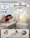 42 Inch Retractable Ceiling Fans with Lights and Remote, Modern Chandelier Fandelier Ceiling Fans, Quiet Reversible DC Motor, 6 Speeds, 3 Color Dimmable LED for Bedroom Living Room (Silver)
