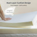 Azure 78.7in Corduroy Convertible Sleeper Sofa Bed