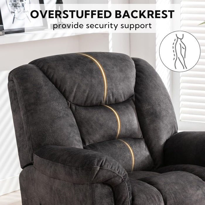 Oversized Swivel Recliner for Big Man