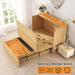 Fullsize Oak MurphyBed Cabinet With Integrated Charging
