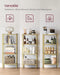 UltraSlim Bookshelf Gold Frame Modern Display Unit