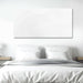 White Abstract Canvas Wall Art for Living Room Minimalist Home Decor Textured Wall Decor Line Art Oil Painting for Bedroom Dining Room 24X48 Inch