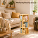 Rotating Bookshelf, 360° Spinning Bookcase for Small Spaces, Floor Standing Wooden Book Organizer, Narrow Corner Shelf for Bedroom, Study Room(3 Tier)