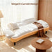 Beige SeventyNineInches Futon Sofa Bed Convertible