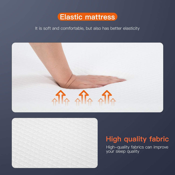 8 Inch Twin Mattress Gel Memory Foam Mattress for Cool Sleep & Pressure Relief, Medium Firm Mattresses Certipur-Us Certified/Bed-In-A-Box/Pressure Relieving (8 In, Twin)