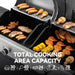 ZH3002N Propane Gas and Charcoal Grill Combo, Dual Fuel BBQ Grill with 2 Side Shelves for Outdoor Patio Garden Backyard Barbecue, 20,000 Btus, Silver & Black