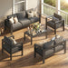Aluminum Patio Furniture Set Oversized Patio Sectional Sofa for Seasons
