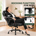Ergonomic Office Chair - High Back PU Leather Desk Chair Black