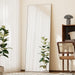 Full Length Mirror with Stand, 56"X21" Floor Mirror, Silver