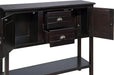 48" Solid Wood Sideboard Buffet Cabinet with Storage Drawers
