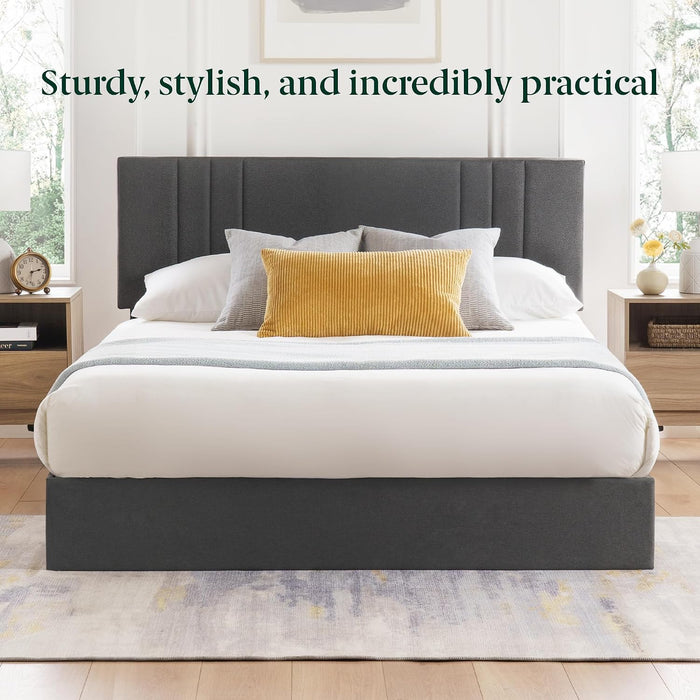 Billie Platform Bed Frame, Four Underbed Storage Drawers, King