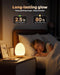 Egg Night Light for Nursery: Baby Night Lights Tap Lamp Stepless Dimming with Warm White and 7 RGB Colors Rechargeable Portable for Infant and Kids Bedroom Breastfeeding Sleep Aid