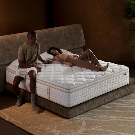 Queen Mattress 14 Inch – Medium Firm Hybrid with Memory Foam for Pressure Relief & Spinal Alignment, Zoned Back Support & Motion Isolation, Edge Support – 365-Night Home Trial