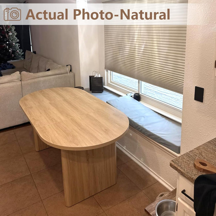 Oval Dining Table Seats SixToEight NaturalFinishOak