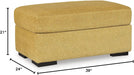 Keerwick Modern Ottoman for Living Room, Yellow